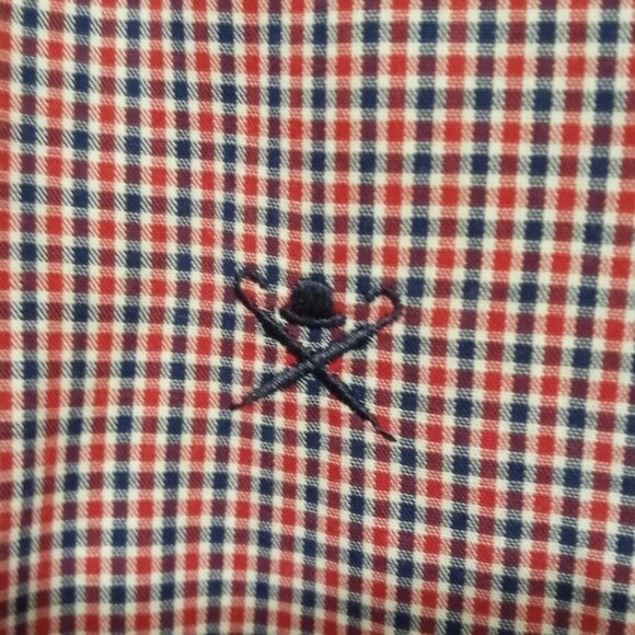 HACKETT - Red and Blue checkered shirt - Sz. L - 16 - Picture 4 of 8